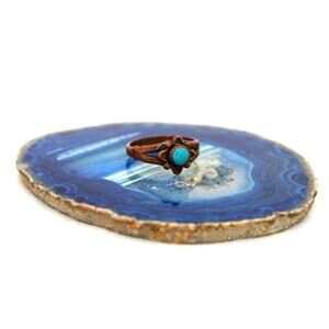 Copper Chrysocolla Cabochon Ring